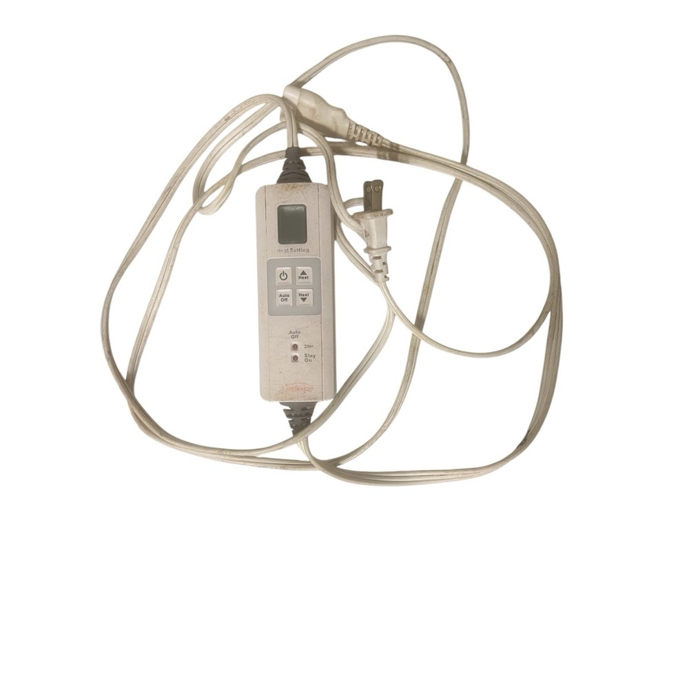 Sunbeam Electric Heat Blanket 4-Prong Powered Controller SWT200C CAT95C